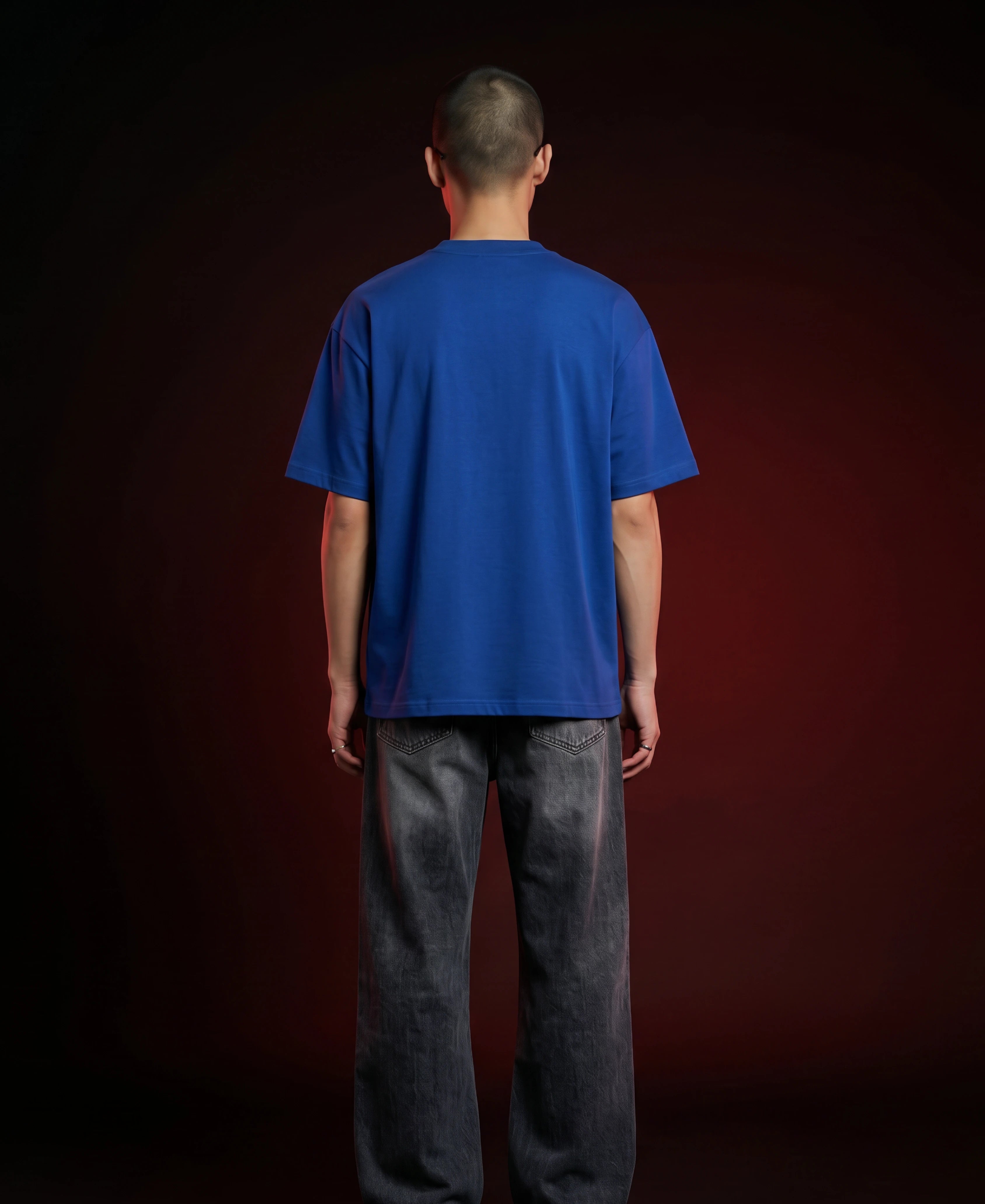 Monaco Blue Oversized Tee