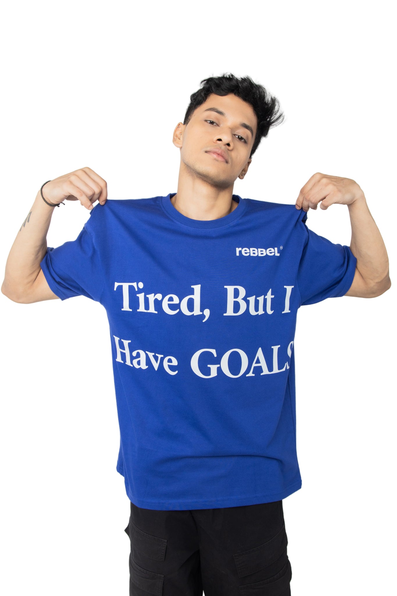 BURNOUT HUSTLER TEE - Rebbel
