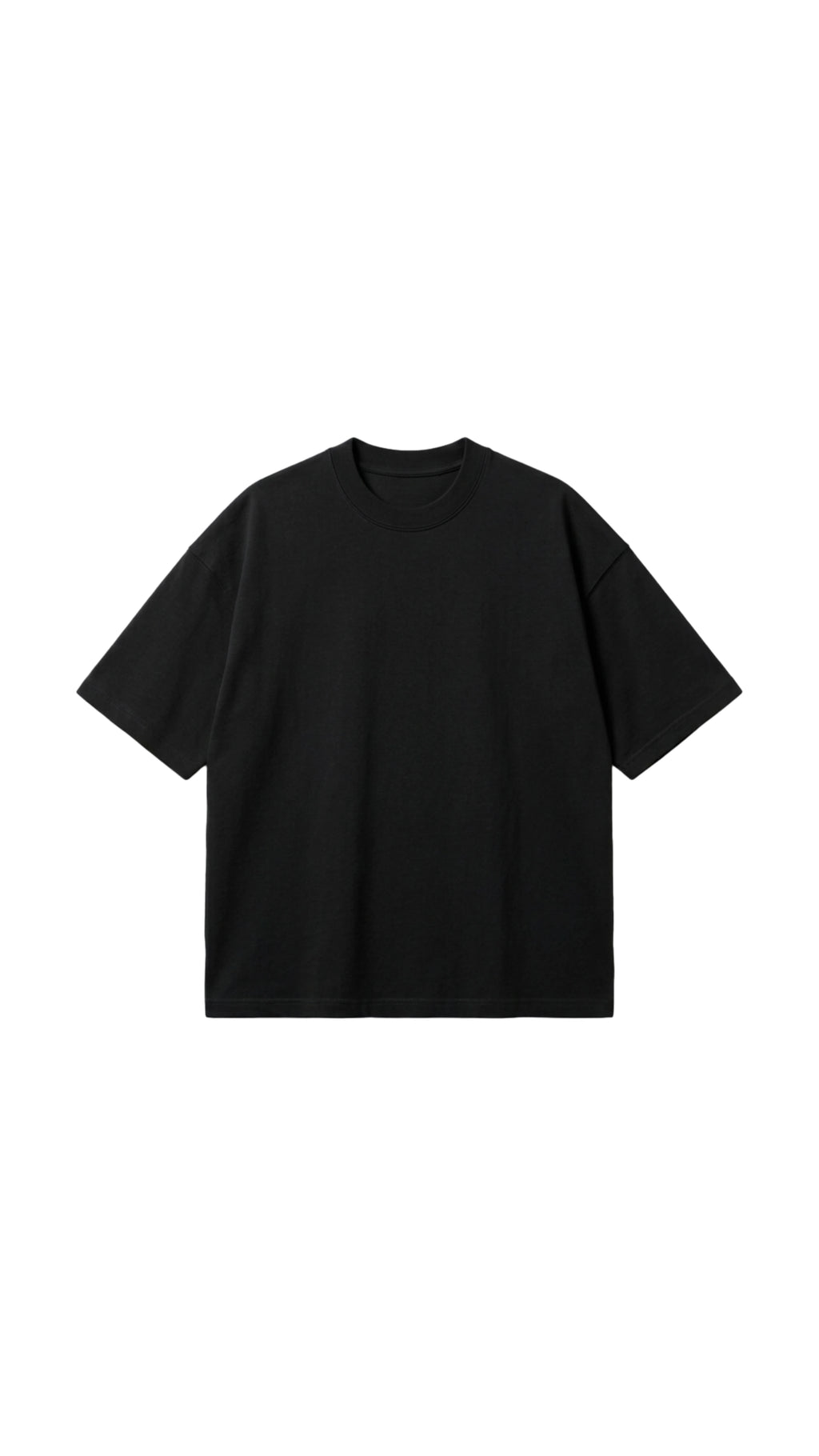 Carbon Black Oversized Tee