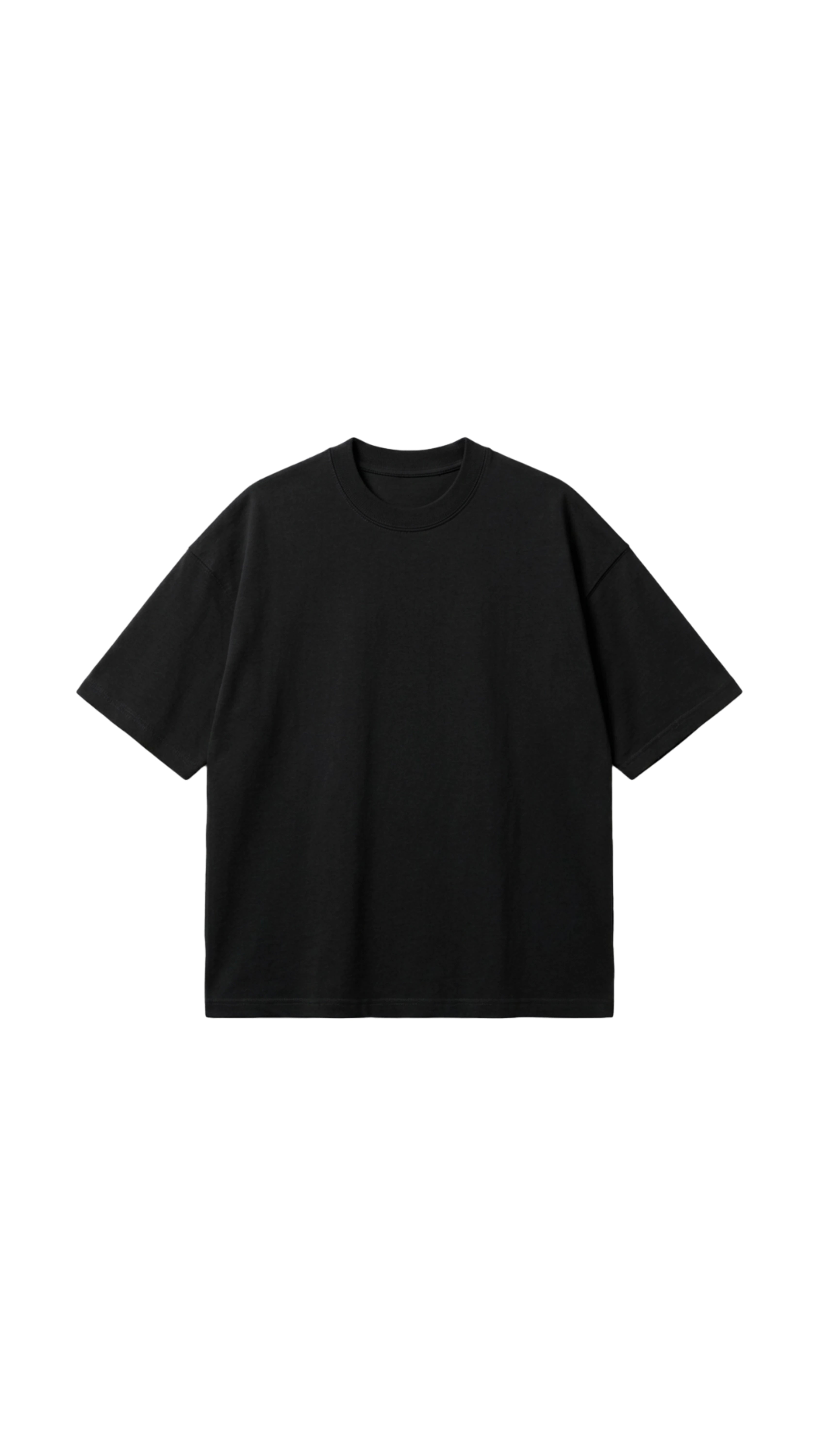 Carbon Black Oversized Tee