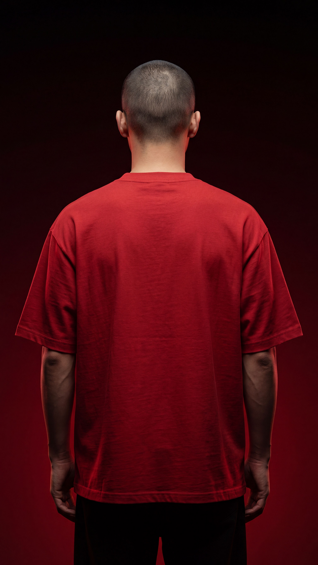 Rebel Red Oversized Cotton Tee