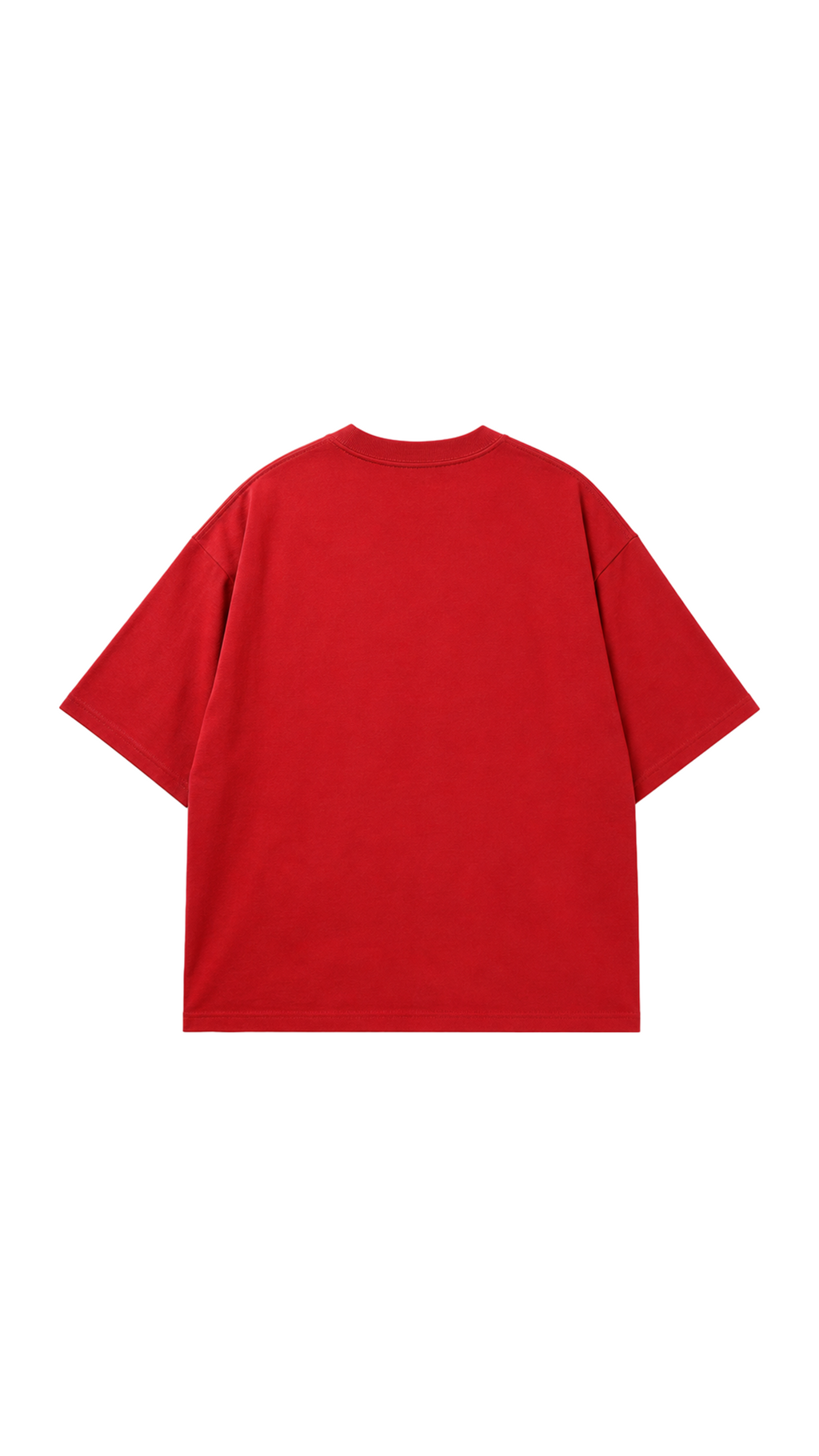 Rebel Red Oversized Cotton Tee