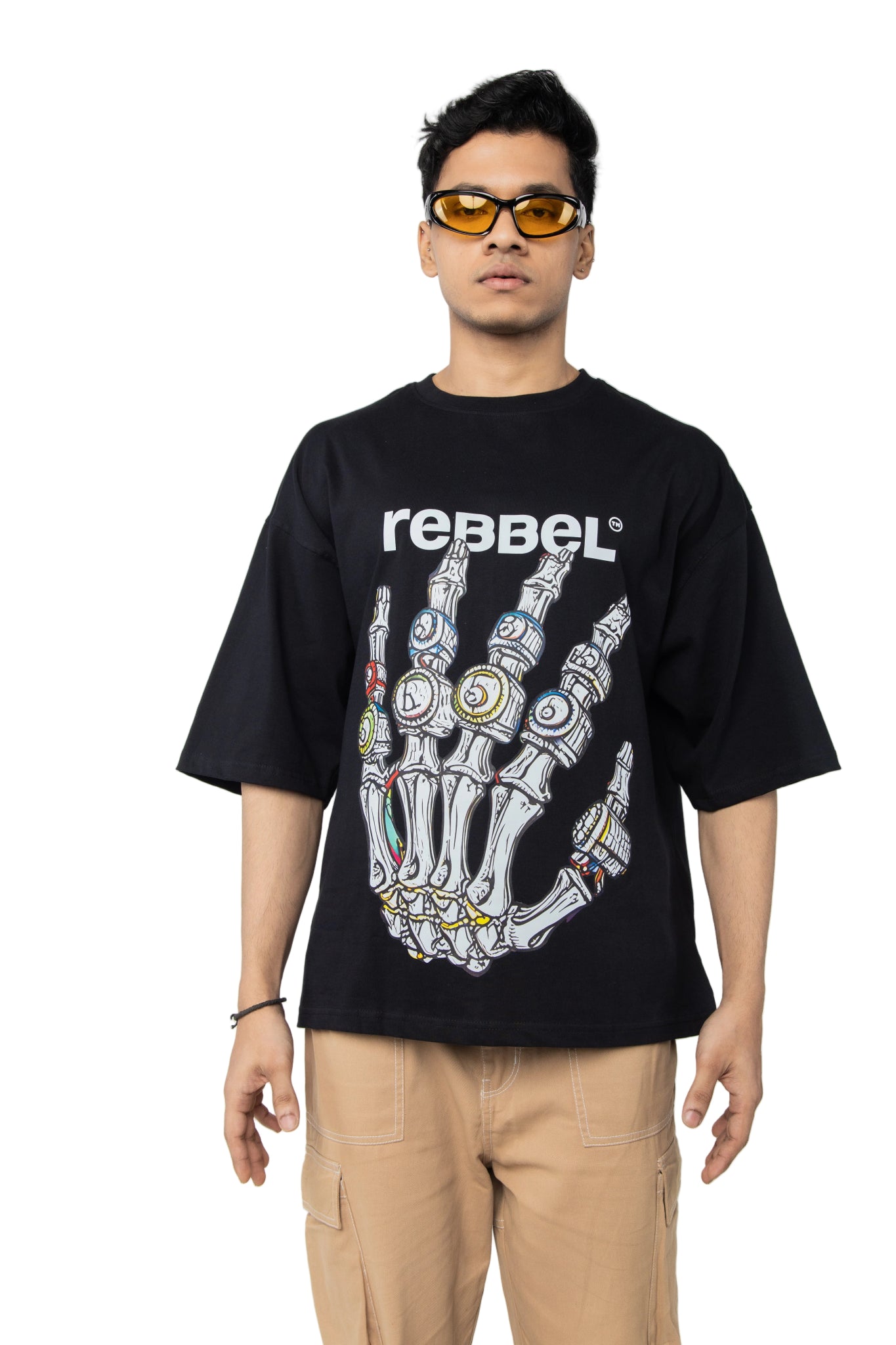 SKELETON FLEX TEE - Rebbel