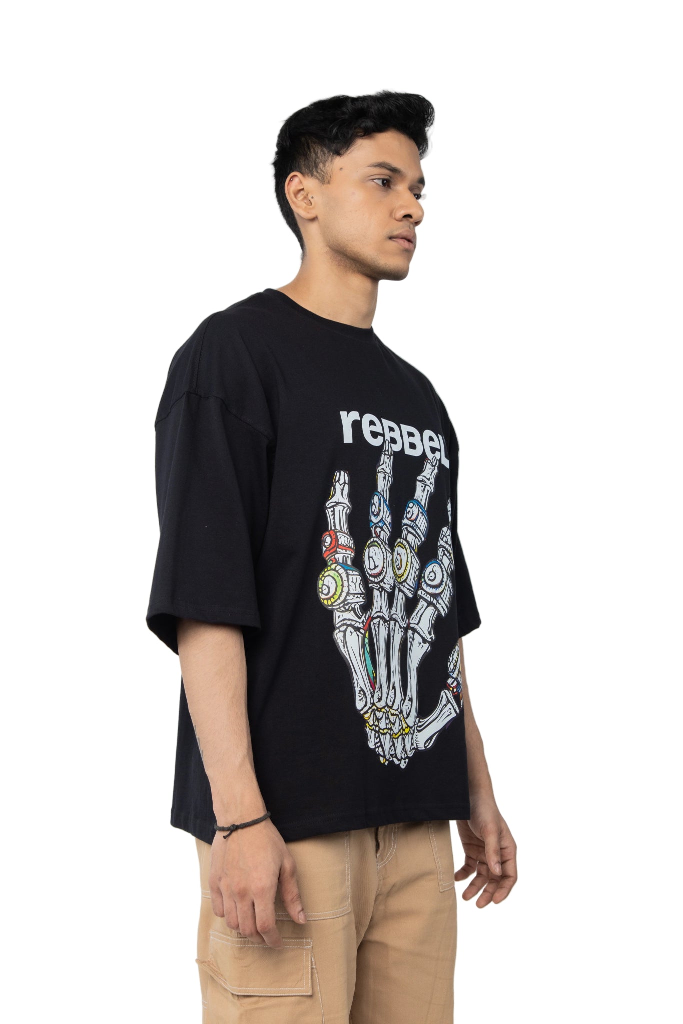 SKELETON FLEX TEE - Rebbel