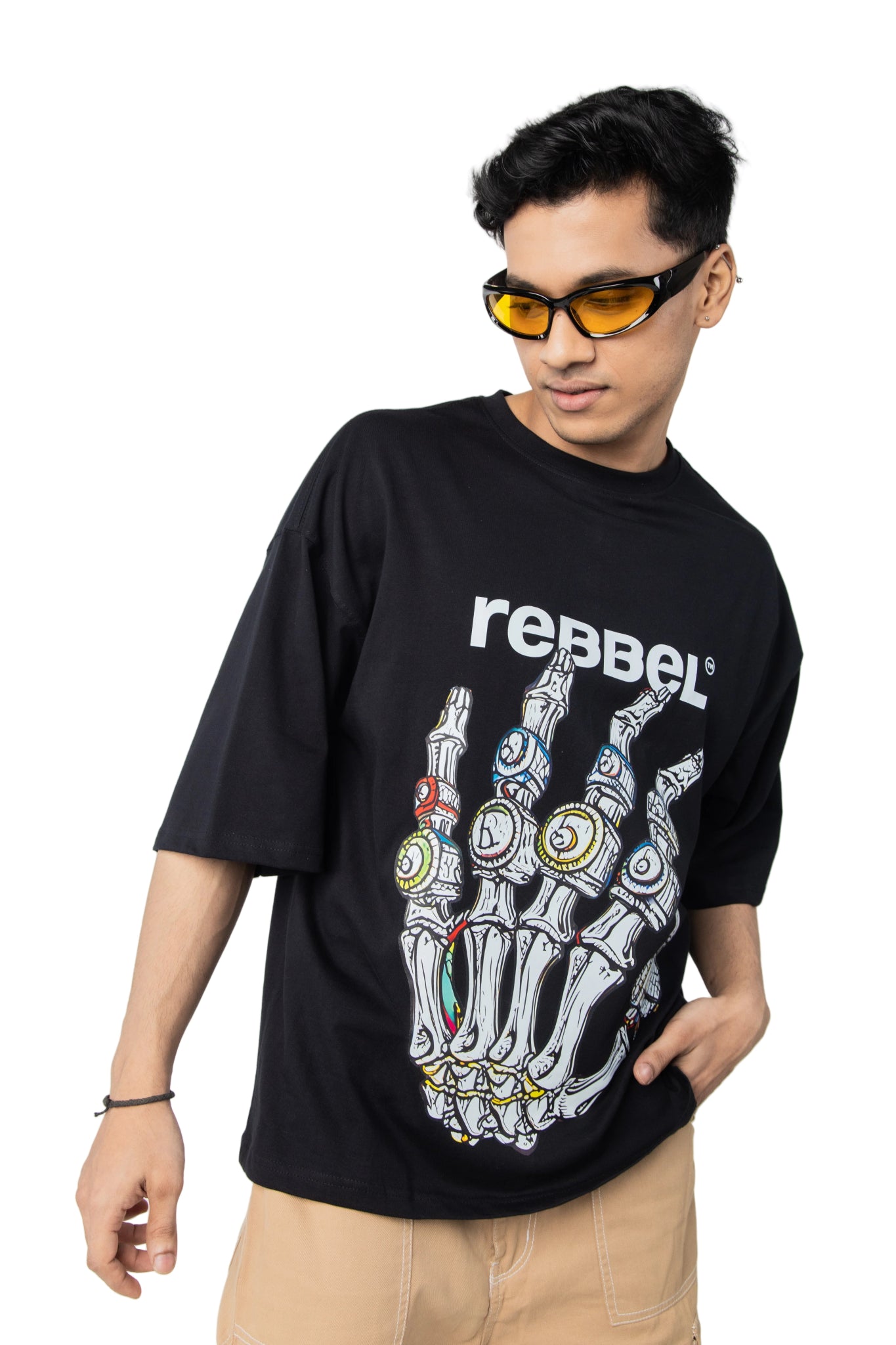 SKELETON FLEX TEE - Rebbel