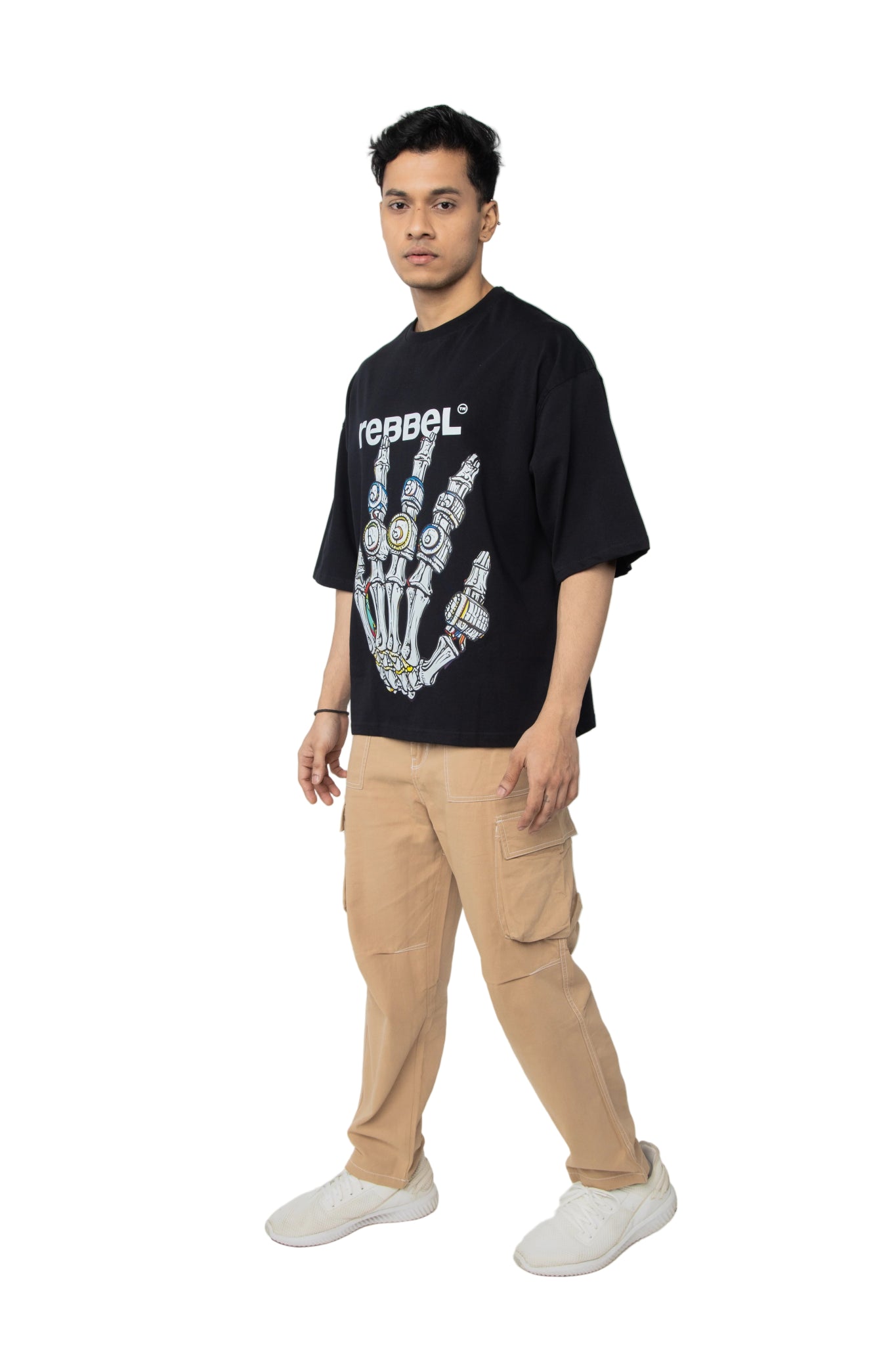 SKELETON FLEX TEE - Rebbel