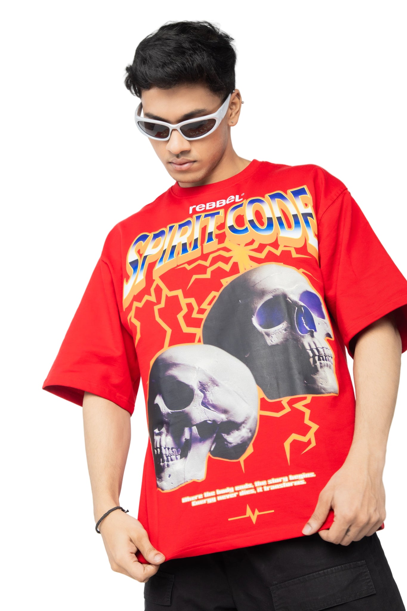 SPIRIT CODE TEE - Rebbel