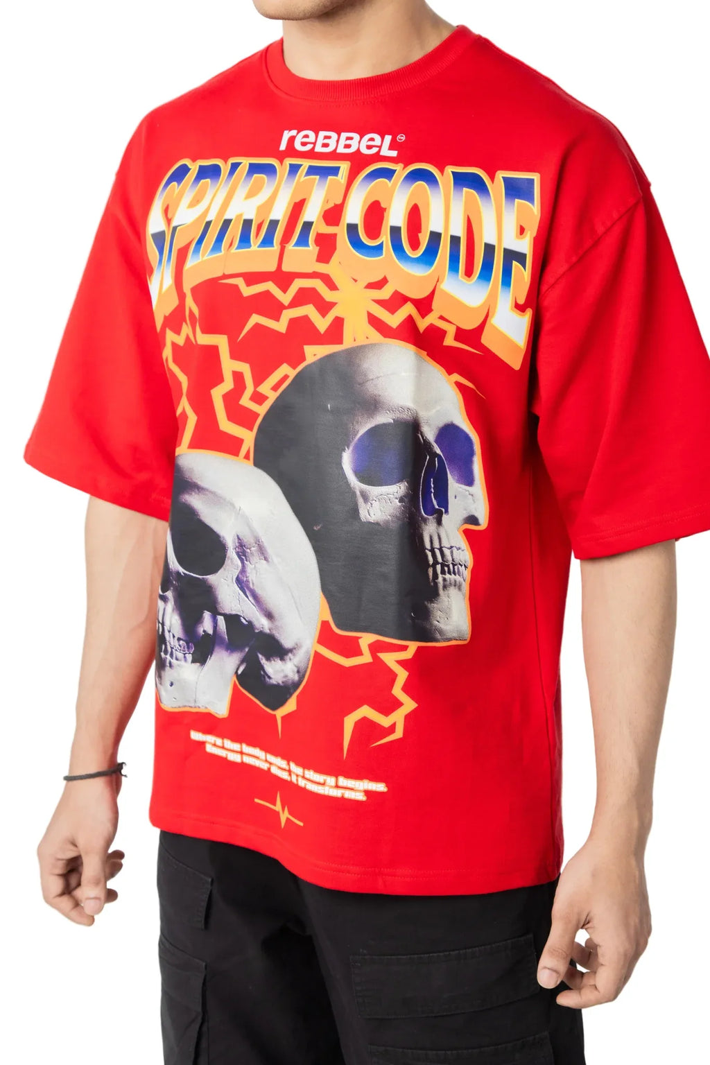 SPIRIT CODE TEE - Rebbel