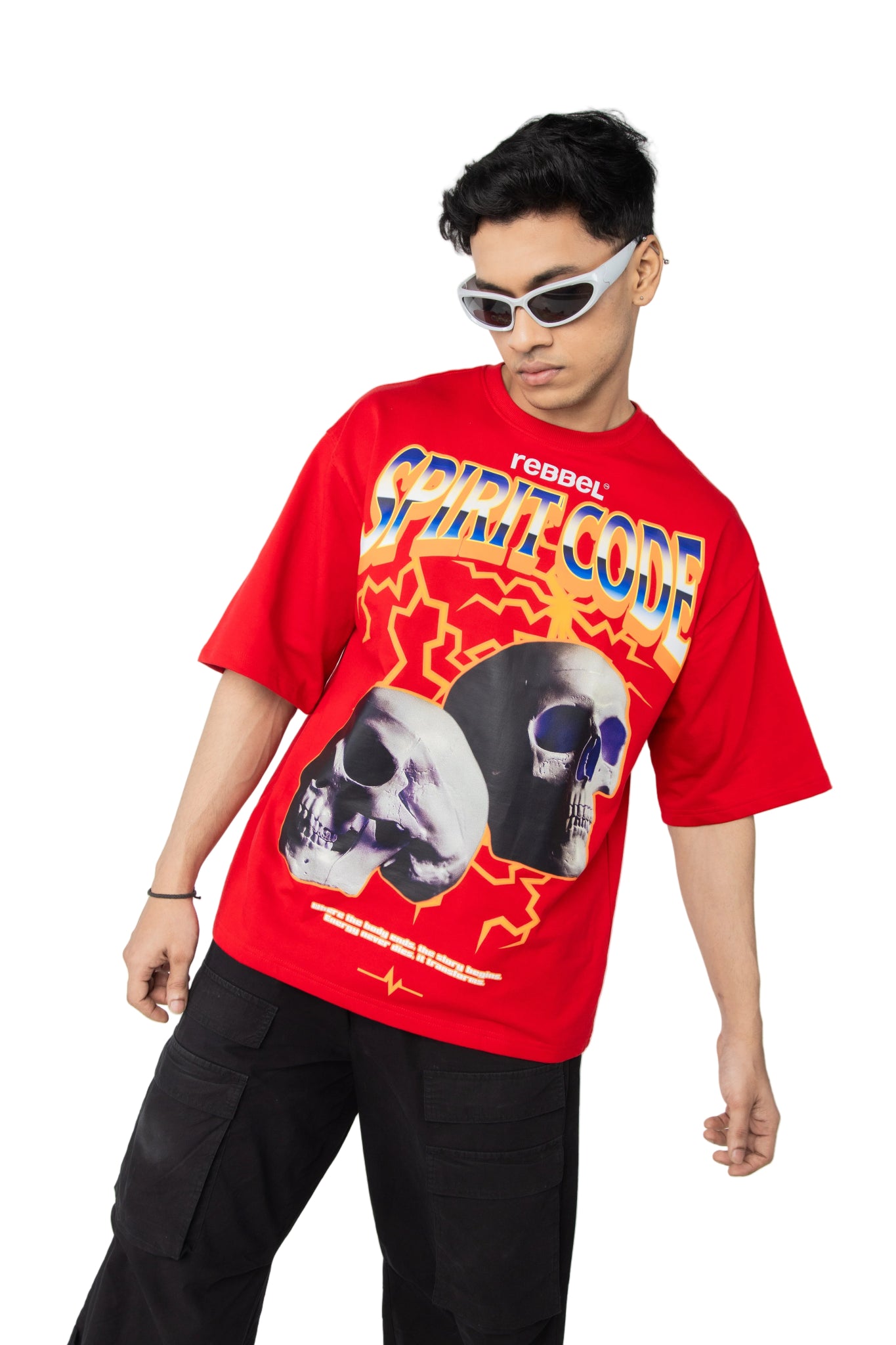 SPIRIT CODE TEE - Rebbel