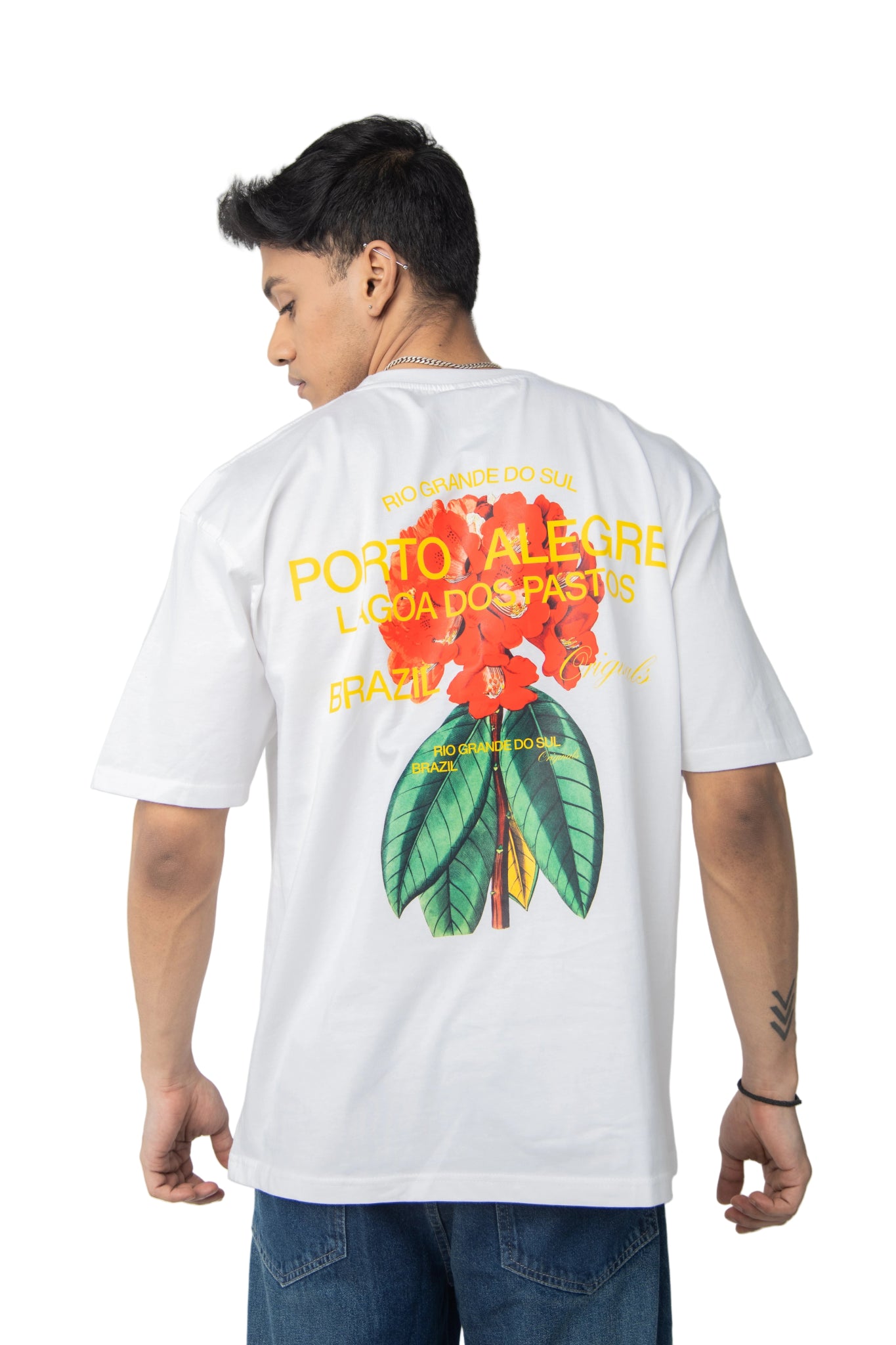 THE PORTO BLOOM TEE - Rebbel